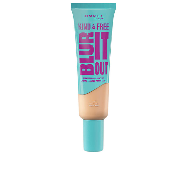 Rimmel London - Kind &amp; Free Blur It Out matte effect foundation #010-Rose Ivory 30 ml