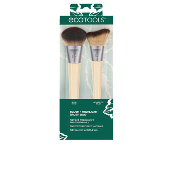 Ecotools - Blush + Highlight brush duo 1 u