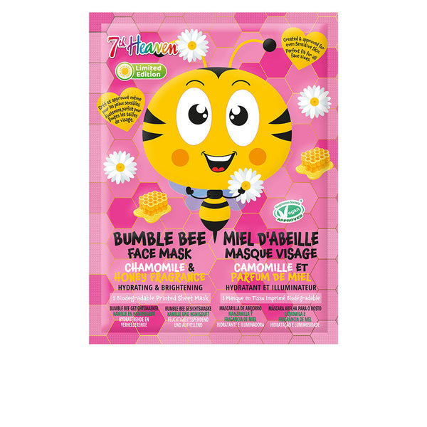 7Th Heaven - Bumble Bee fabric mask 1 unit