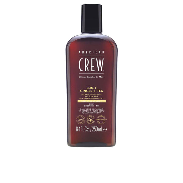 American Crew - 3-In-1 Ginger + Tea shampoo 250 ml