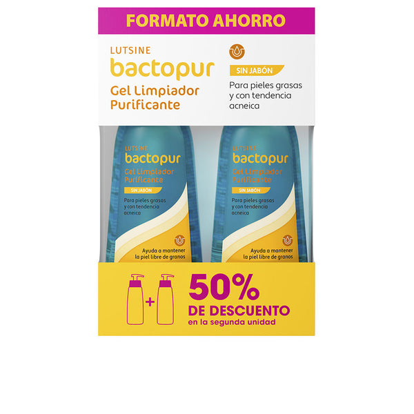 Lutsine E45 - Bactopur purifying cleansing gel pack 2 x 200 ml