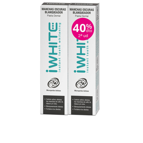 Iwhite - Toothpaste dark spots whitening pack 2 x 75 ml