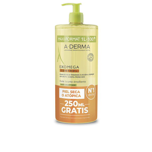 A-derma - Exomega Control emollient shower oil 1000 ml