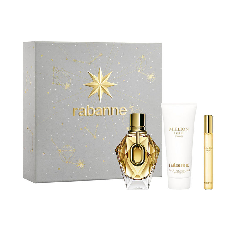 Rabanne - Million Gold For Her Case 3 pcs