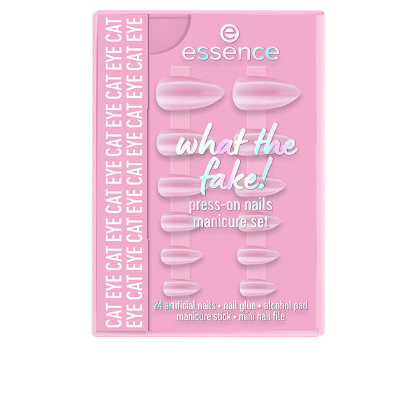 Essence - What The Fake! False Nails Set #02 - Cat Eye 6 pcs
