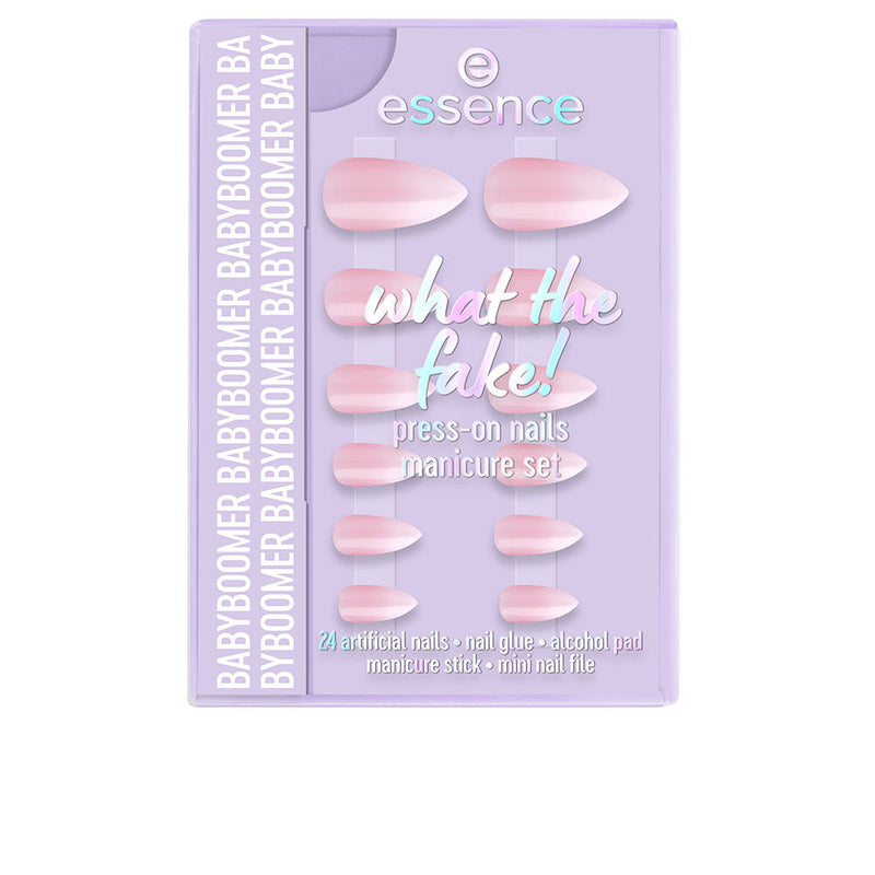 Essence - What The Fake! Fake Nails Set #03 - Babyboomer 6 pcs