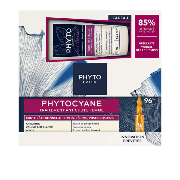 Phyto - Phytocyane Women Reactional Hair Loss + Shampoo Set 2 pcs