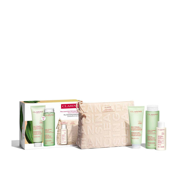 Clarins - Pieles Mixtas-grasas Esenciales De Limpieza Estuche 4 pz