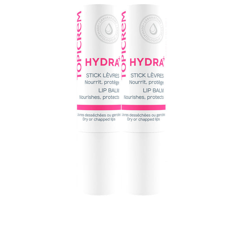 Topicrem - Hydra+ ultra-hydrating lip balm pack 2 x 4 gr
