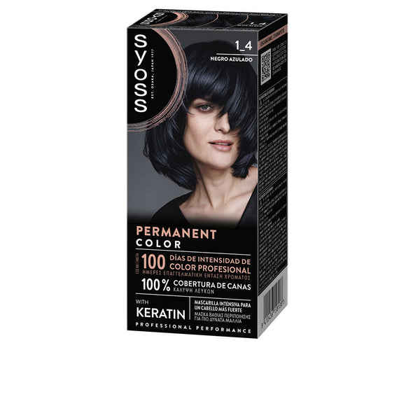 Syoss - Permanent Color #1.4-Negro Azulado 1 u