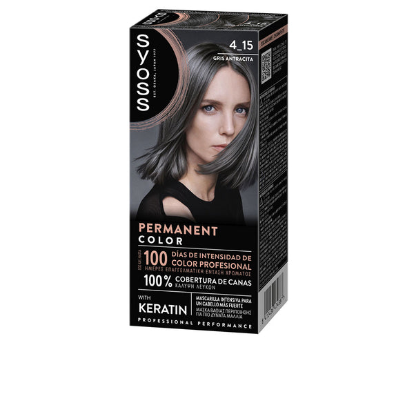 Syoss - Permanent Color #4.15-Gris Antracita 1 u