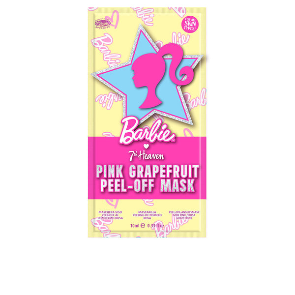 7Th Heaven - Barbie peel-off face mask pink grapefruit 10 ml