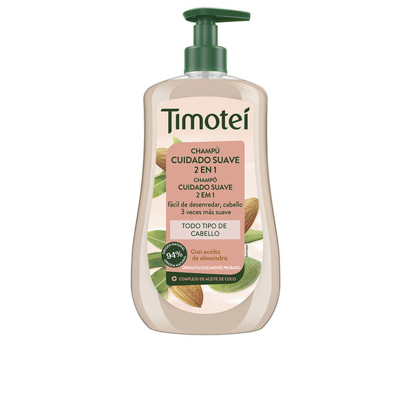 Timotei - Timotei Gentle Care 2-in-1 Shampoo with Almond and Coconut Oil for All Hair Types 600 ml