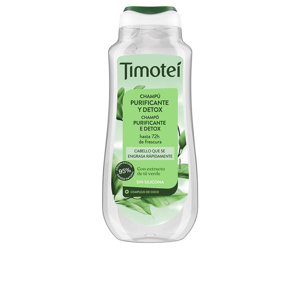 Timotei - Timotei purifying and detoxifying shampoo with green tea extract for oily hair 300 ml