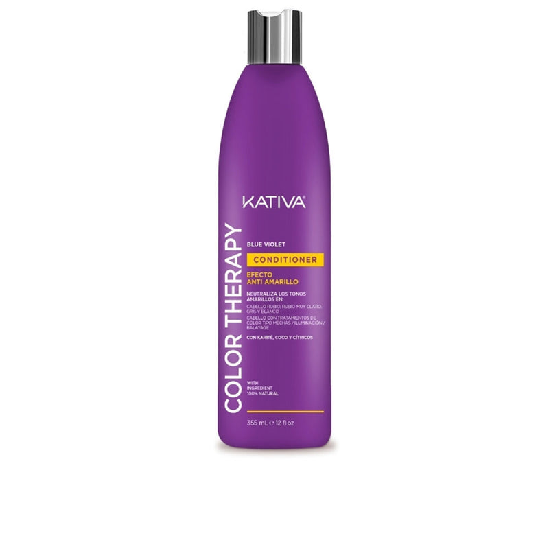Kativa - Color Therapy Blue Violet Anti Efecto Amarillo acondicionador 355 ml