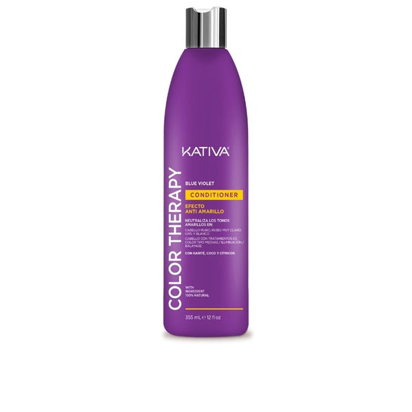 Kativa - Color Therapy Blue Violet Anti Efecto Amarillo acondicionador 355 ml