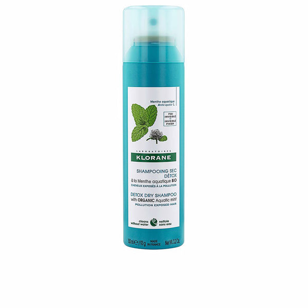 Klorane - A La La Mint Aquatica Bio detox dry shampoo 150 ml
