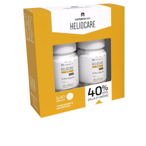 Heliocare - Heliocare 360° D Plus oral capsules pack 2 x 30 u