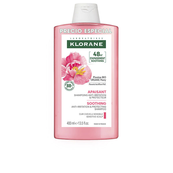 Klorane - A La Peonía Bio calming shampoo 400 ml