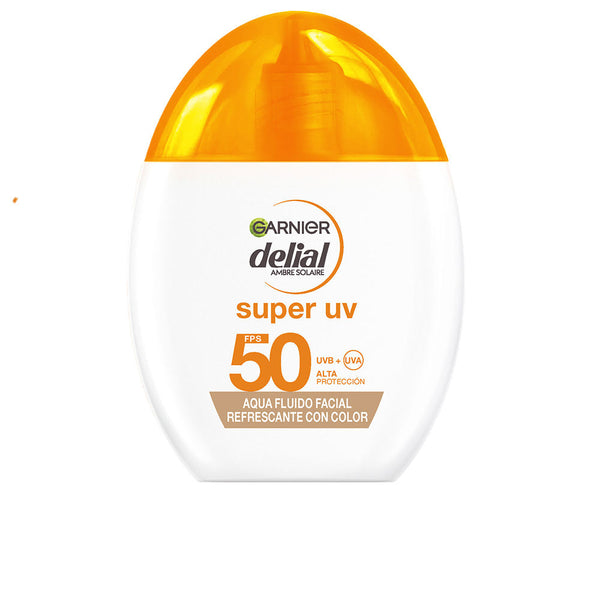 Garnier - Delial Super Uv aqua refreshing facial fluid with color Spf50 40 ml