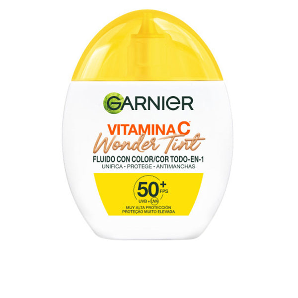 Garnier - Vitamina C Wonder Tint fluido con color Spf50+ #medio 40 ml