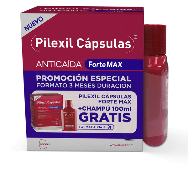 Pilexil - Pilexil Forte Max anti-hair loss capsules + shampoo 2 units
