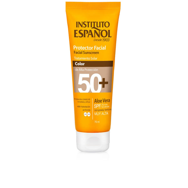 Instituto Español - Aloe Vera Facial Protector with color Spf50+ 75 ml