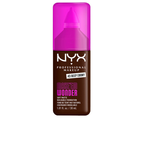 Nyx Professional Make Up - Make'Em Wonder foundation #Deep Ebony 30 ml