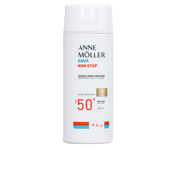 Anne Möller - Aqua Non Stop water and sweat resistant glow fluid Spf50+ 75 ml