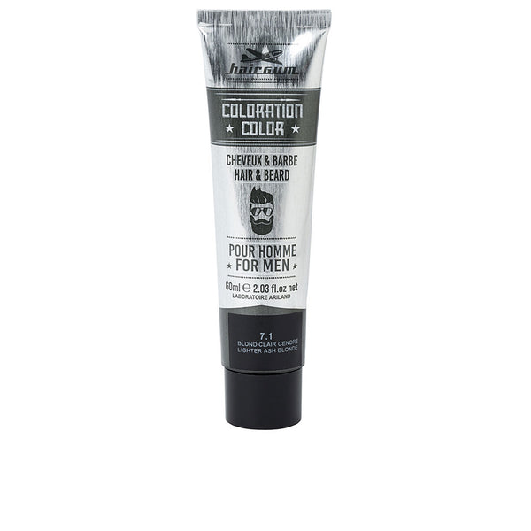 Hairgum - Coloration Beard and Hair Dye #7.1-Light Ash Blonde 60 gr
