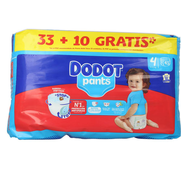 Dodot - Dodot Pants diaper-panties size 4 9-15 kg 43 u