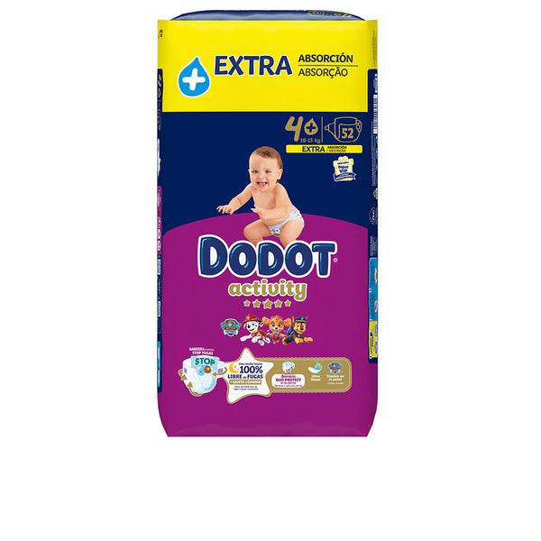 Dodot - Dodot Activity Extra size 4 diapers 10-15 kg 52 units
