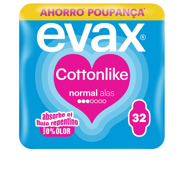 Evax - Evax Cottonlike normal pads wings 32 u