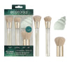 Ecotools - Sea Gems Makeup Brushes + Sponge Set (4 pcs)