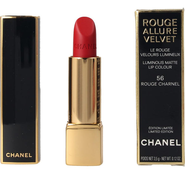 Chanel - Rouge Allure Velvet #56-Rouge Charnel 3.5 gr