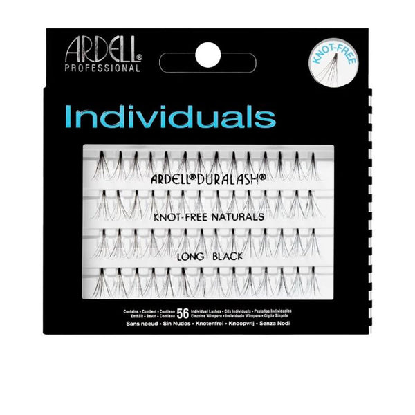 Ardell - Ardell Individuals Naturals knot-free flares soft touch #long black 56 u