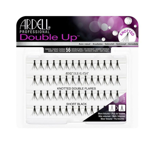Ardell - Ardell Individuals Double Up knotted double flares #short black 56 u