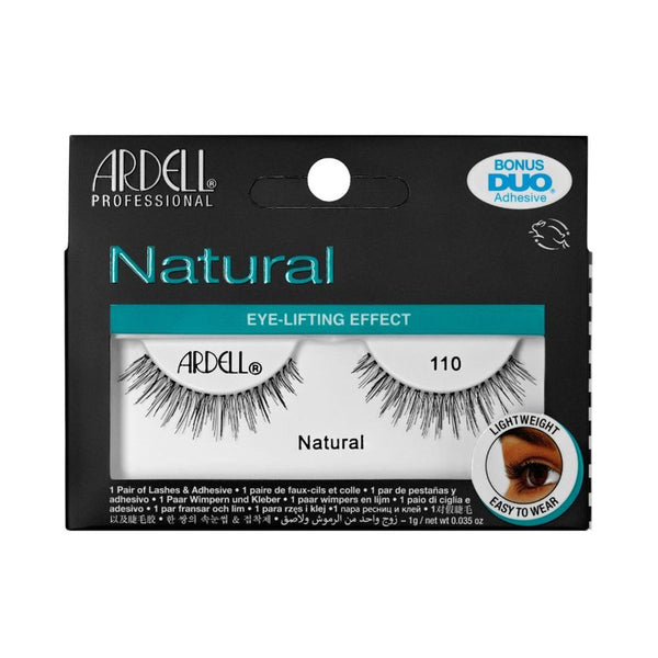 Ardell - Ardell Natural eyelashes #110 black 1 unit