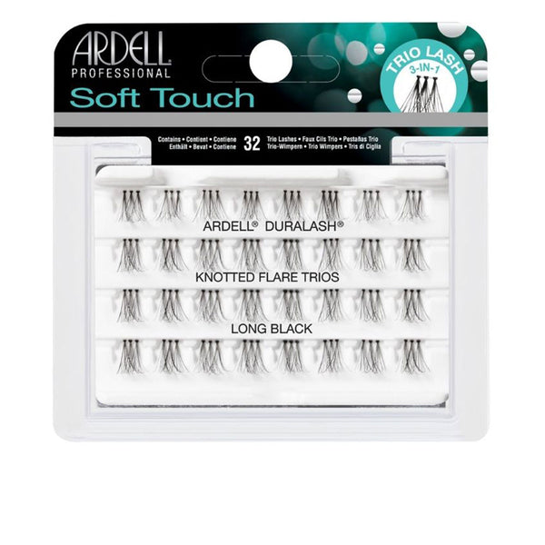 Ardell - Ardell Lash Trios knotted flares soft touch #long black 32 u