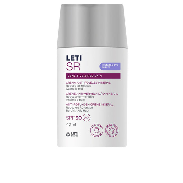 Leti Pharma - Letisr Sensitive &amp; Red Skin mineral anti-redness cream Spf30 40 ml