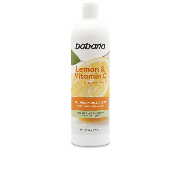 Babaria - Lemon & Vitamin C champú iluminador y brillo 380 ml