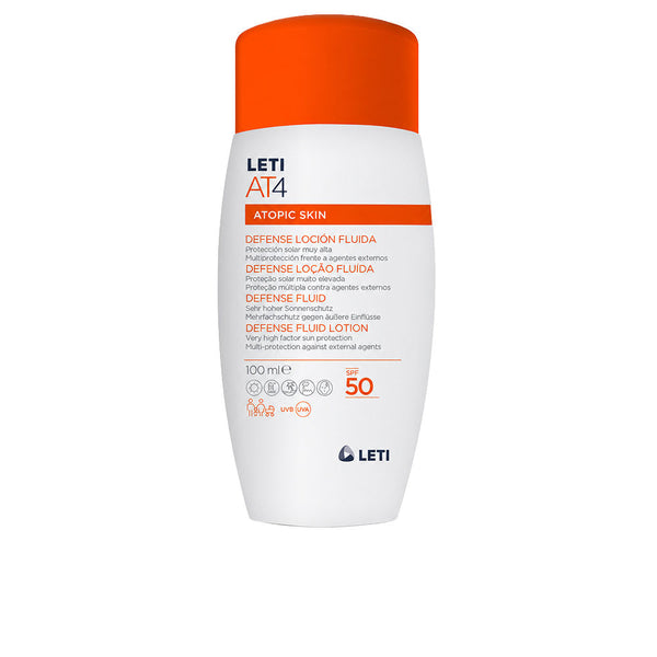 Leti Pharma - Letiat4 Atopic Skin defense fluid lotion Spf50 100 ml