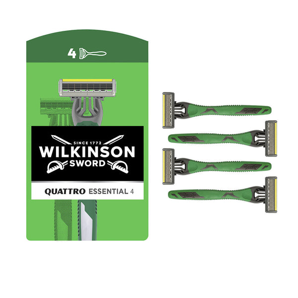 Wilkinson - Quattro Essential 4 disposable razors 4 units