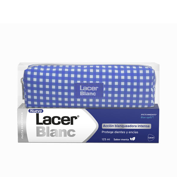 Lacer - Lacerblanc Mint Toothpaste + Toiletry Bag 2 Pack