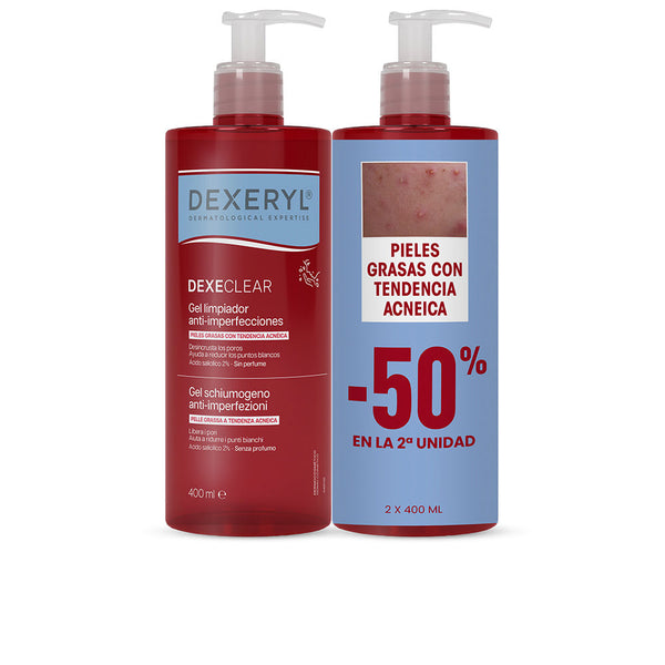 Dexeryl - Dexeclear anti-blemish cleansing gel pack 2 x 400 ml