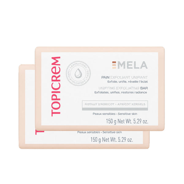 Topicrem - Mela exfoliating bar pack 2 x 150 gr