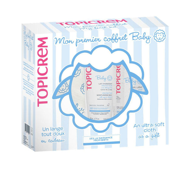 Topicrem - Baby Moisturizing Milk 500 Ml + Cleansing Gel 75 Ml 2 units