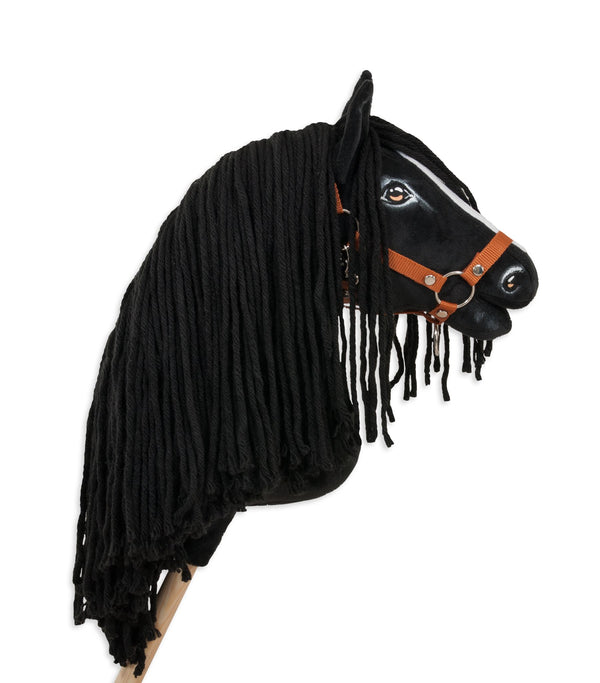 Premium Steckenpferd / Hobby Horse - Friesenpferd 2 A3