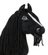 Premium Steckenpferd / Hobby Horse - Friesenpferd 2 A3