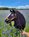 Premium Steckenpferd / Hobby Horse - Friesenpferd 2 A3